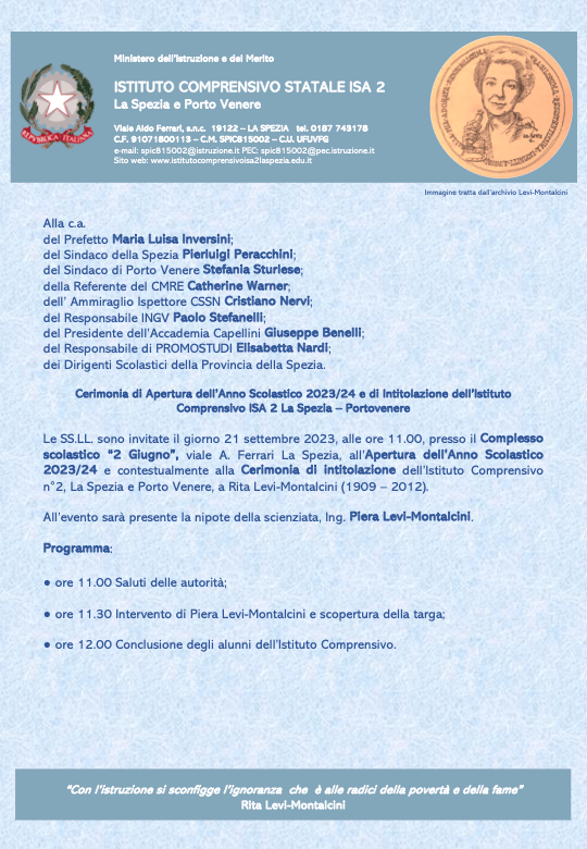 Locandina Intitolazione